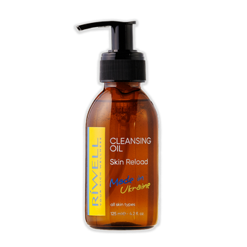 Гідрофільна олія з комплексом із 5 олій та вітаміном Е Riwell Cleansing Oil UA004-125 фото