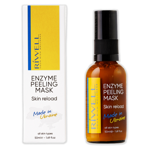 Ензимна відлущуюча маска з ферментами манго і папайі Riwell Enzyme Peeling Mask UA008-50 фото